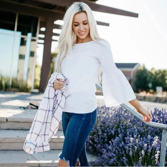 Sign Here The Jenny Top White Size XL - Picture 3 of 9